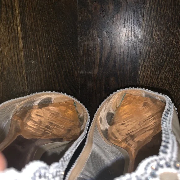 Badgley Mischka Gigi Embellished Pointed-Toe Flats - Picture 5 of 11